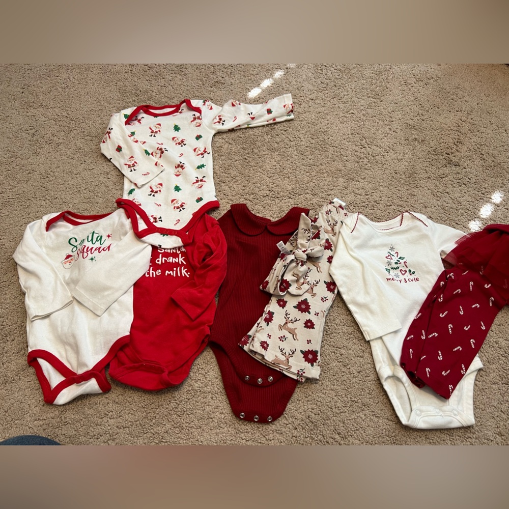 9 month Baby Girl Christmas Bundle